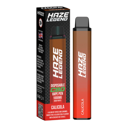 Disposable CBD Bar – Haze Legend CALI COLA 1000mg