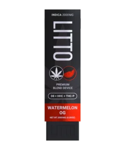 LITTO - Tri Blend - Delta 8 - HHC - THCP - Disposable - Watermelon OG - 2G