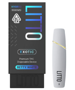 LITTO - Betty White - Premium THC Disposable Vape Pen - 1G